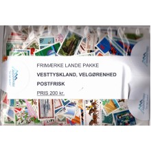 Vesttyskland. Landepakke, kun med velgørenhed. Postfrisk. Vore fornuftige pris er kun 200 kr.